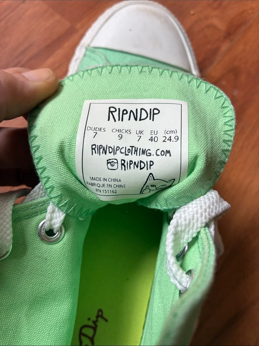 Rip n dip Frida Kalo hi-top sneakers